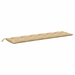 vidaXL Garden Bench Cushion Melange Beige 200x50x7 cm Fabric