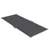 vidaXL Highback Chair Cushions 2 pcs Melange Anthracite 120x50x4 cm Fabric