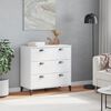 vidaXL Drawer Cabinet VIKEN White Engineered Wood