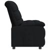 vidaXL Recliner Chair Black Fabric