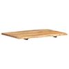 vidaXL Table Top Solid Acacia Wood 80x(50-60)x2.5 cm