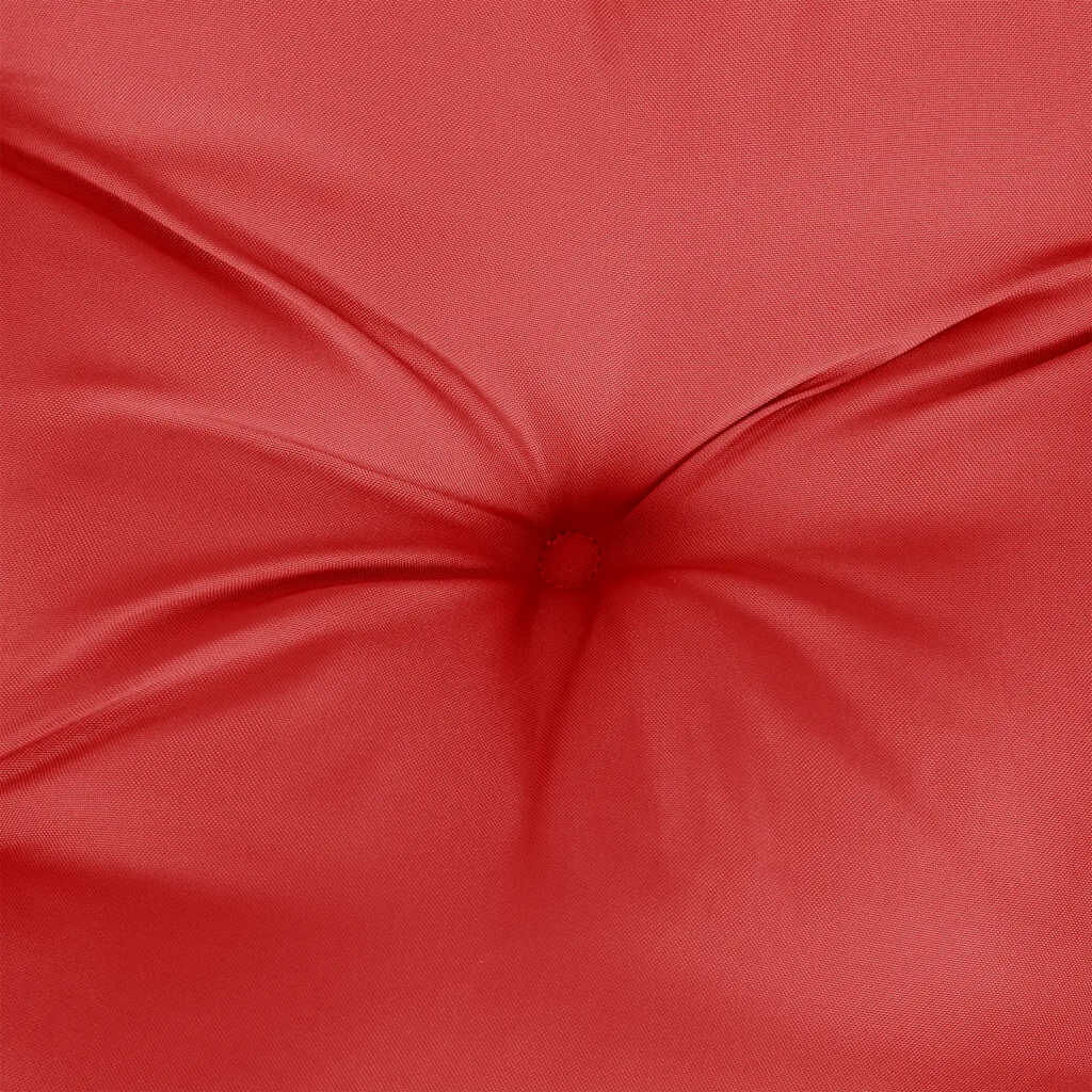 vidaXL Garden Bench Cushion Red 100x(50+50)x7cm Oxford Fabric