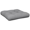 vidaXL Pallet Cushions 2 pcs Grey Fabric