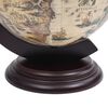 vidaXL Tabletop Globe Bar Wine Stand Eucalyptus Wood White