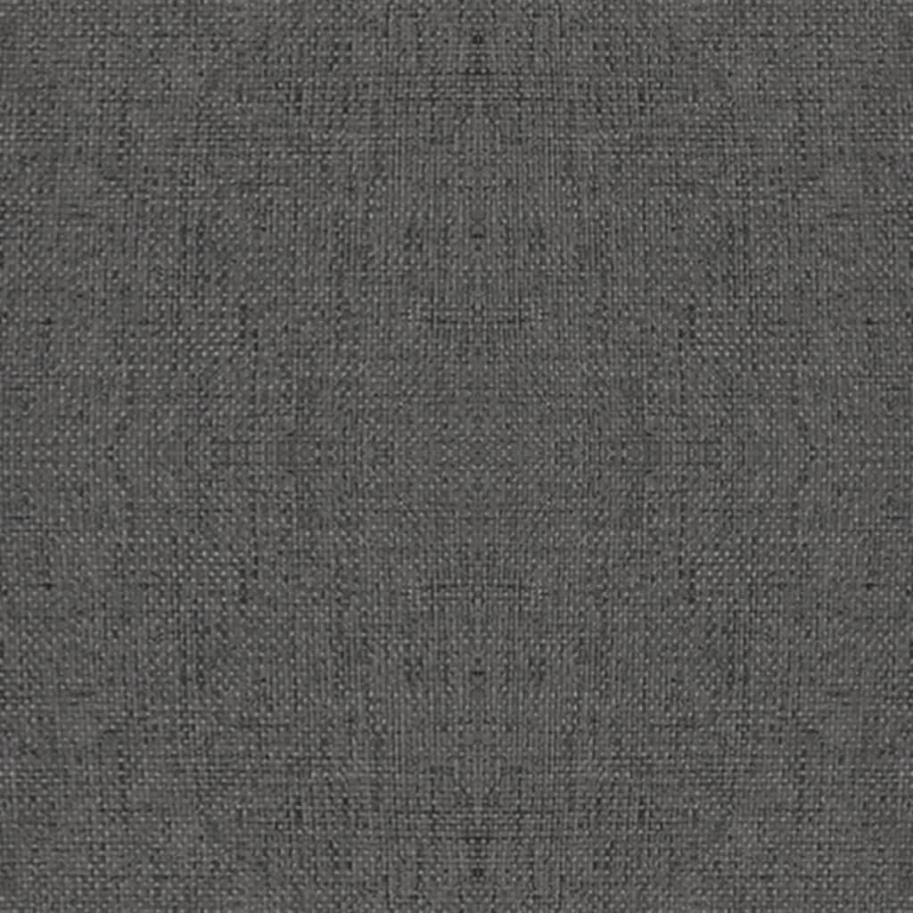 vidaXL Swivel Office Chair Dark Grey Fabric