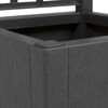 vidaXL Garden Planter Anthracite 36 x 36 x 140 cm Polypropylene