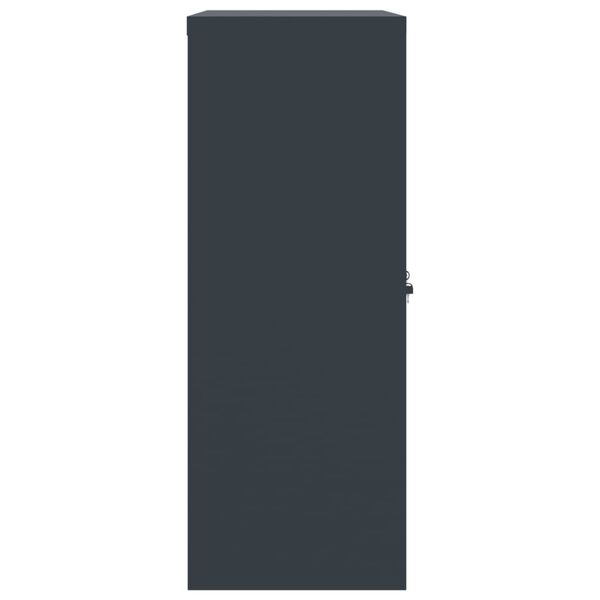 vidaXL File Cabinet Anthracite 90x40x105 cm Steel