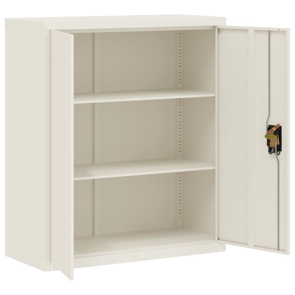 vidaXL File Cabinet White 90x40x105 cm Steel