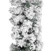 vidaXL Christmas Garland with LEDs&Ball Set Green 20 m PVC