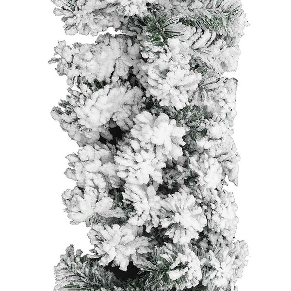 vidaXL Christmas Garland with LEDs&Ball Set Green 20 m PVC