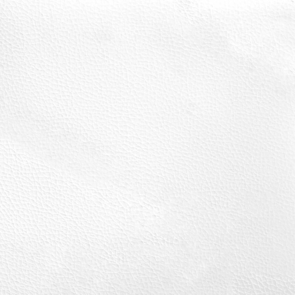 vidaXL Bed Frame without Mattress White Full Faux Leather