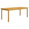 vidaXL 7 Piece Garden Dining Set Beige