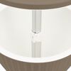 vidaXL 3-in-1 Ice Cooler Table Light Brown Polypropylene