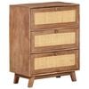 vidaXL Sideboard 61x35x76 cm Solid Mango Wood