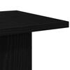 vidaXL Speaker Stands 2 pcs Black oak 30 x 30 x 40 cm Engineered wood