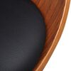 Modern Artificial Leather Wood Dining Chair