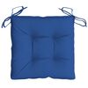 vidaXL Chair Cushions 6 pcs Blue 40x40x7 cm Oxford Fabric