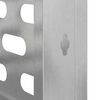 vidaXL Air Conditioner Cover Silver 110 x 50 x 105 cm Stainless steel