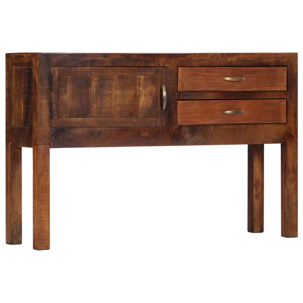vidaXL Sideboard 118x30x75 cm Solid Mango Wood