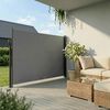vidaXL Retractable Side Awning Anthracite 220x600 cm