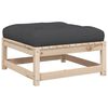 vidaXL 10 Piece Garden Sofa Set with Cushions Solid Wood Pine