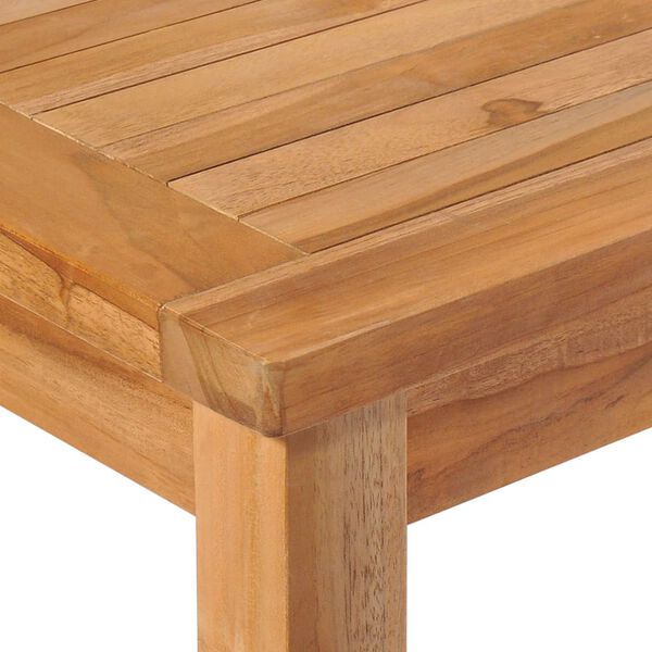 vidaXL 5 Piece Garden Dining Set Solid Teak Wood