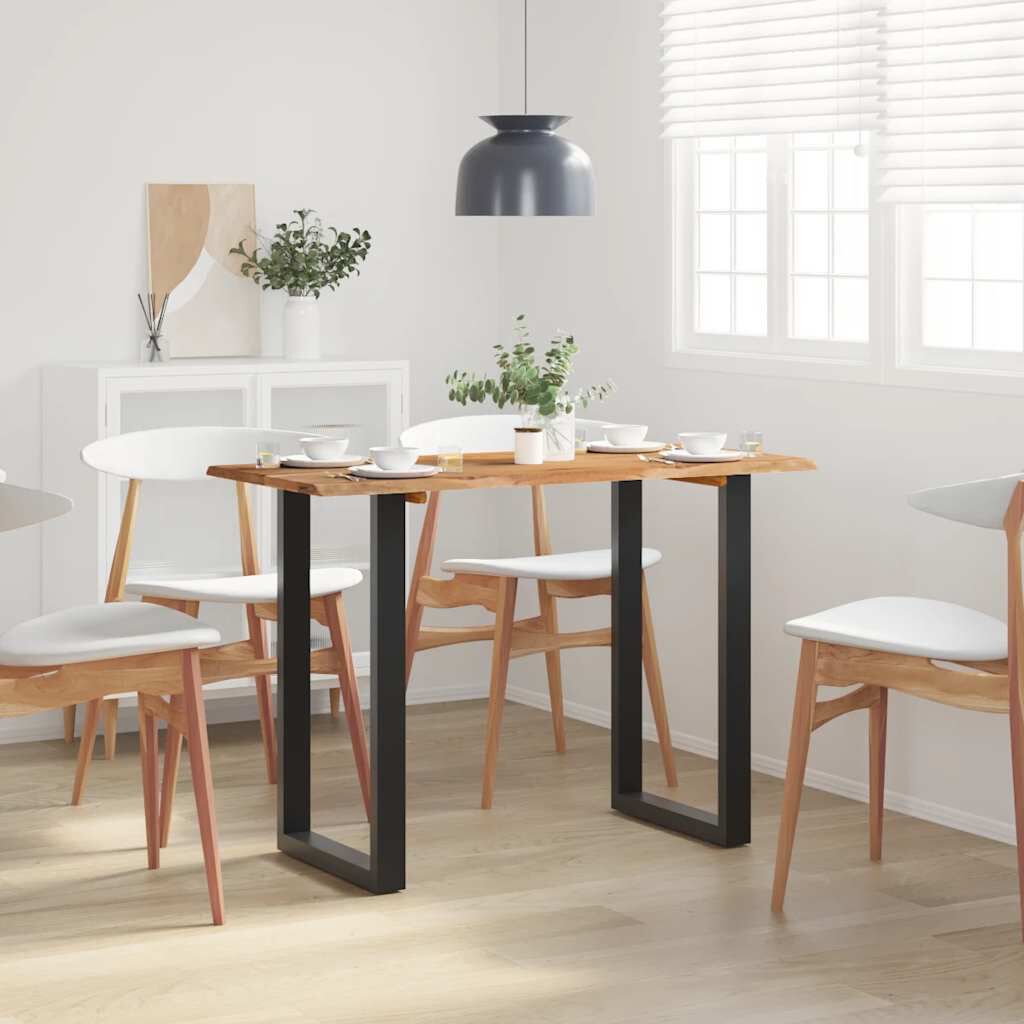 vidaXL Dining Table 110x50x76 cm Solid Wood Acacia