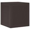 vidaXL Garden Storage Box Brown 55 x 53 x 57 cm Polypropylene