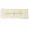 vidaXL Pallet Cushion Cream 120x40x12 cm Fabric