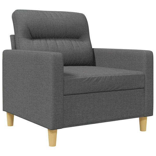 vidaXL Sofa Chair Dark Grey 60 cm Fabric