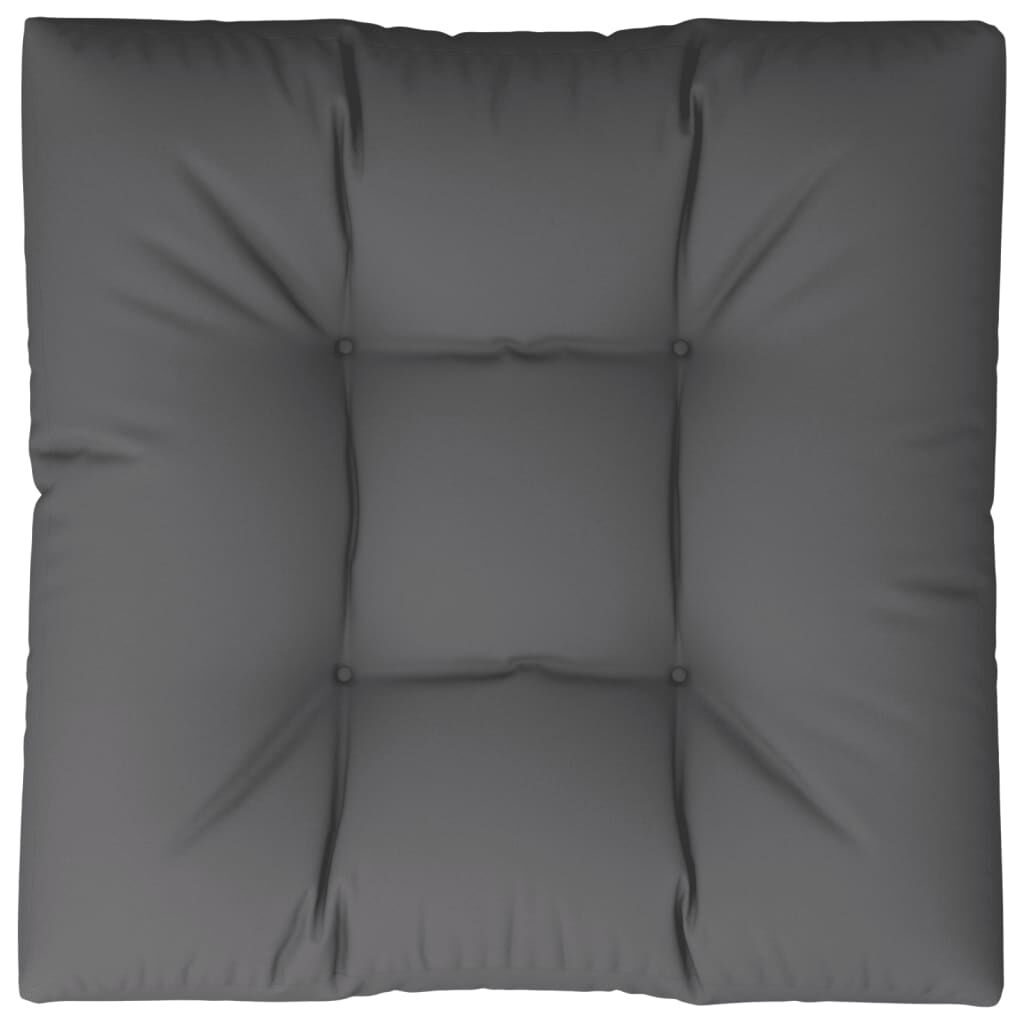vidaXL Pallet Cushion Anthracite 70x70x12 cm Fabric