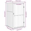 vidaXL Garden Tool Shed Green 88x89x161 cm Galvanised Steel