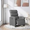 vidaXL Electric Recliner Chair Dark Grey Fabric