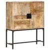 vidaXL Highboard 80x30x100 cm Solid Mango Wood