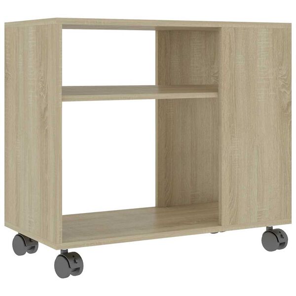 vidaXL Side Table Sonoma Oak 70x35x55 cm Engineered Wood