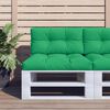 vidaXL Pallet Cushion Green 80x40x12 cm Fabric