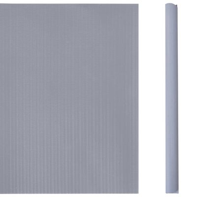 vidaXL Garden Privacy Screen PVC 35x0.19 m Matte Light Grey