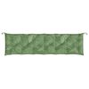 vidaXL Garden Bench Cushion Leaf Pattern 200x50x7 cm Fabric