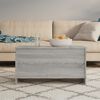 vidaXL Coffee Table Grey Sonoma 102x55.5x52.5 cm Engineered Wood