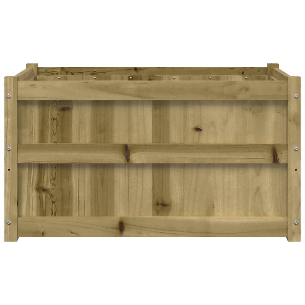 vidaXL Garden Planter 90x50x50 cm Impregnated Wood Pine