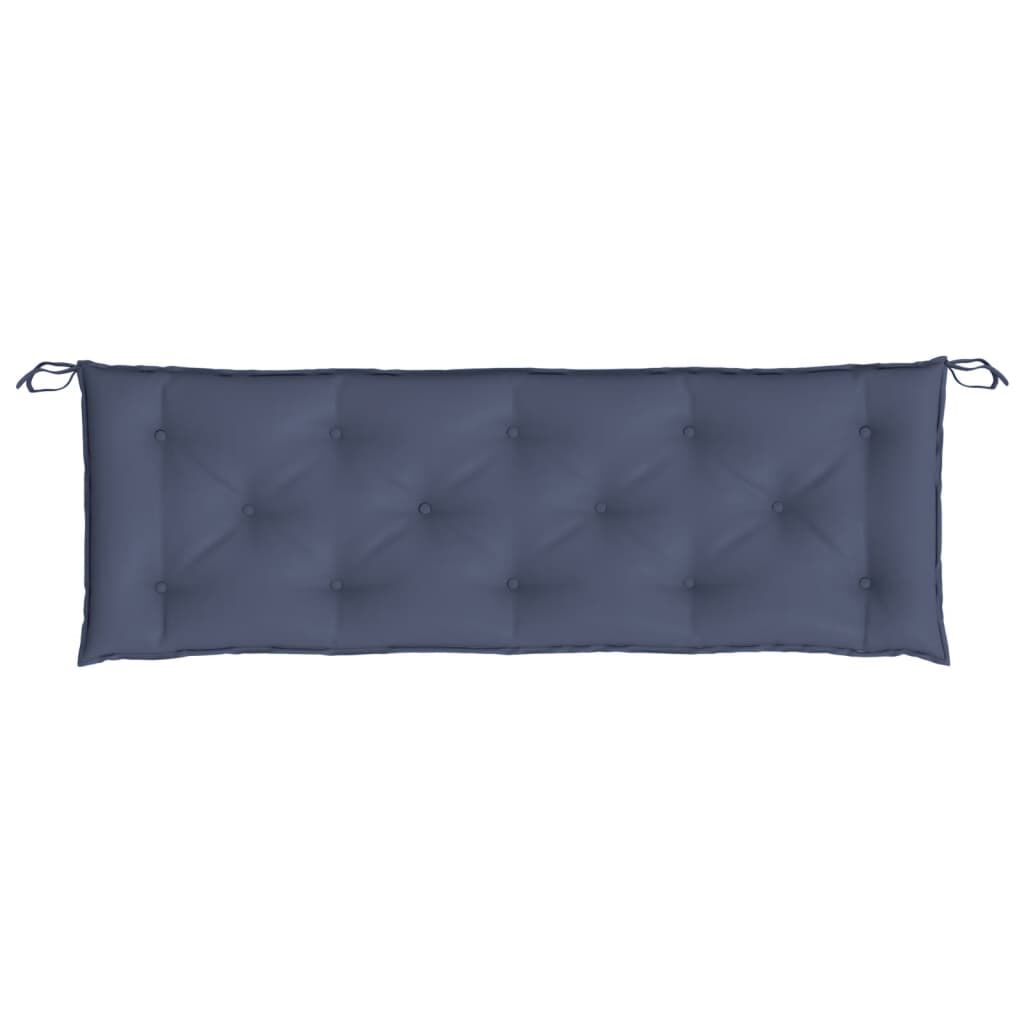 vidaXL Garden Bench Cushions 2 pcs Navy Blue 150x50x7 cm Oxford Fabric