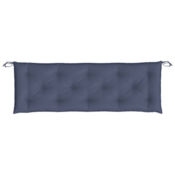vidaXL Garden Bench Cushions 2 pcs Navy Blue 150x50x7 cm Oxford Fabric