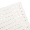 vidaXL Sun Lounger Plastic White