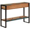 vidaXL Console Table 110x30x76 cm Solid Wood Reclaimed