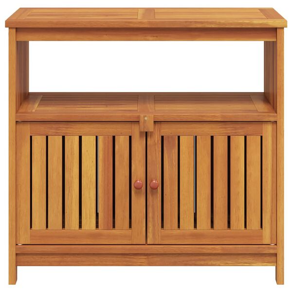 vidaXL Garden Console Table 80x35x75 cm Solid Wood Acacia