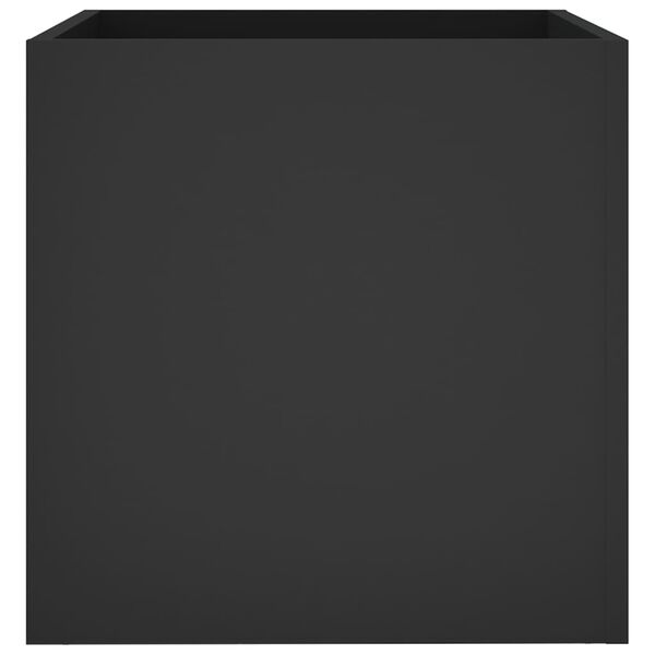 vidaXL Planter Box Black 40x40x40 cm Engineered Wood