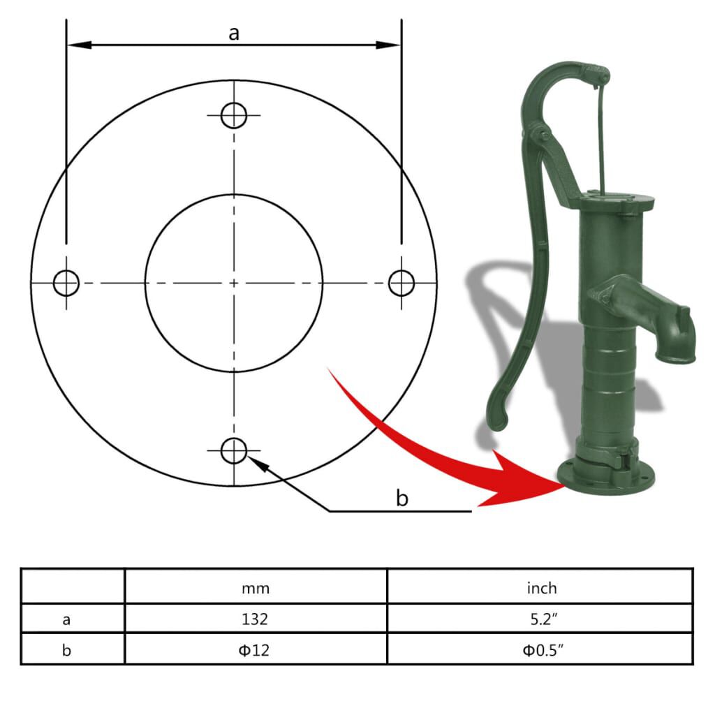 vidaXL Garden Water Pump with Stand