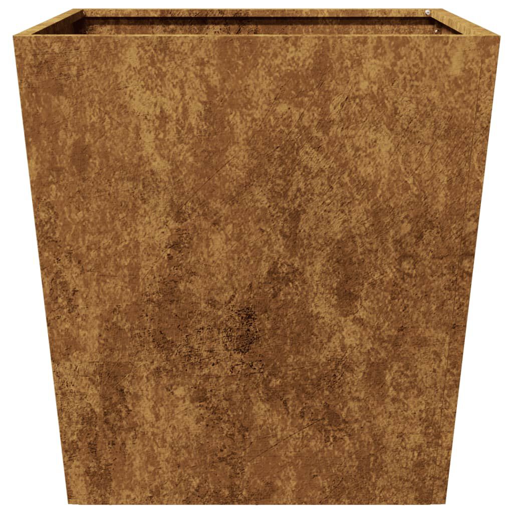 vidaXL Garden Planter 50x50x50 cm Weathering Steel