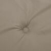 vidaXL Garden Lowback Chair Cushions 4 pcs Taupe 100x50x3 cm Oxford Fabric