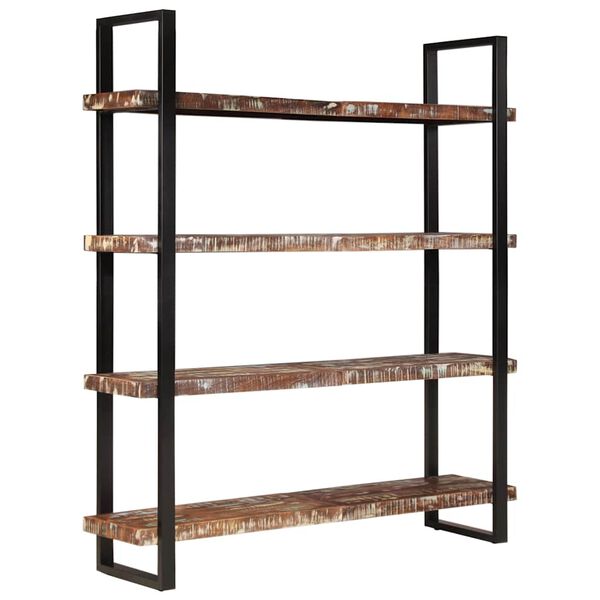 vidaXL 4-Tier Bookcase 160x40x180 cm Solid Reclaimed Wood